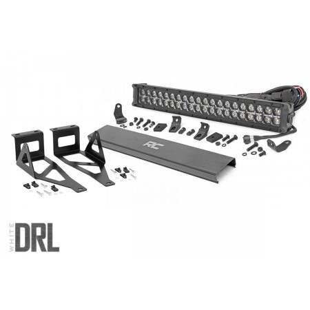 Ford 20in LED Bumper Kit | Black Series w/ White DRL (05-07 F-250/350)