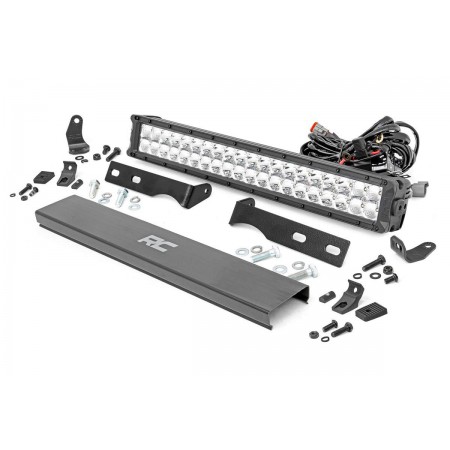 Jeep 20in LED Bumper Kit | Chrome Series w/ Cool White DRL (11-20 WK2 Grand Cherokee) Jeep 20in LED Bumper Kit | Chrome Series w/ Cool White DRL (11-20 WK2 Grand Cherokee)