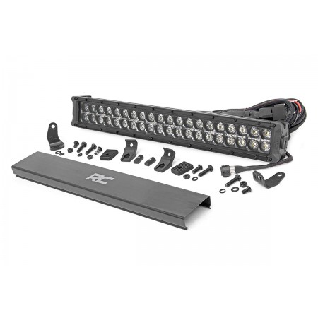 20-inch Cree LED Light Bar - (Dual Row | Black Series w/ Cool White DRL)