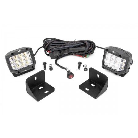 Can-Am Defender Rear Facing 3-inch Chrome Series LED Kit (16-20 Defender) Can-Am Defender Rear Facing 3-inch Chrome Series LED Kit (16-20 Defender)