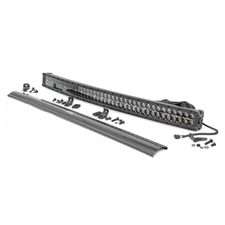 40-inch Curved Cree LED Light Bar - (Dual Row | Black Series w/ Cool White DRL)