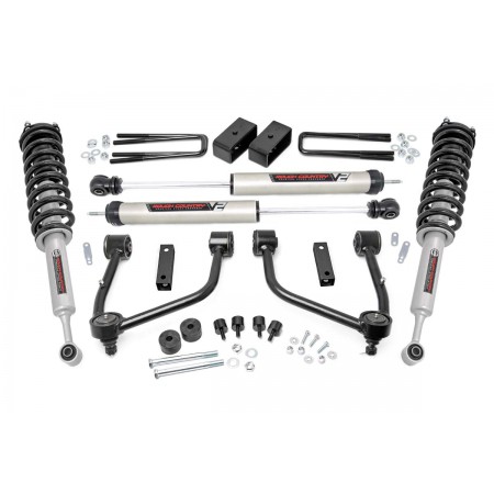 3.5in Toyota Bolt-On Lift Kit w/Lifted Struts & V2 Shocks (07-20 Tundra 2WD/4WD)