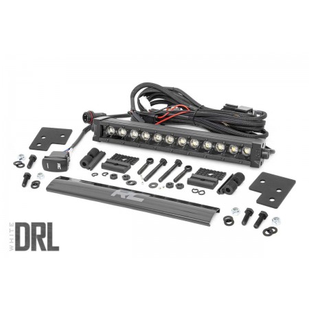 Polaris 12-inch LED Bumper Kit | Black Series w. White DRL (19-20 Ranger)