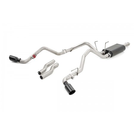 Dual Cat-Back Exhaust System w/ Black Tips (09-18 Ram 1500 | V8 - 4.7L, 5.7L)