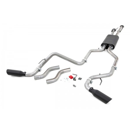 Dual Cat-Back Exhaust System w/ Black Tips (09-20 Toyota Tundra | V8 - 4.6L, 5.7L)
