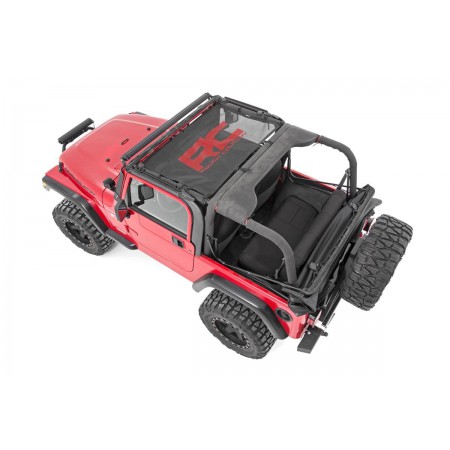 Jeep Wrangler TJ Mesh Bikini Top (97-06 | Black)