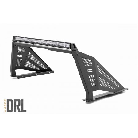Toyota Sport Bar w/ 50" LED Light Bar | Chrome Series w/ Amber DRL (07-20 Tundra)