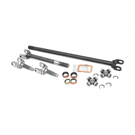 4340 Chromoly Replacement Front Axle Kit - Dana 30, 27 Spline (TJ/YJ/XJ/ZJ)