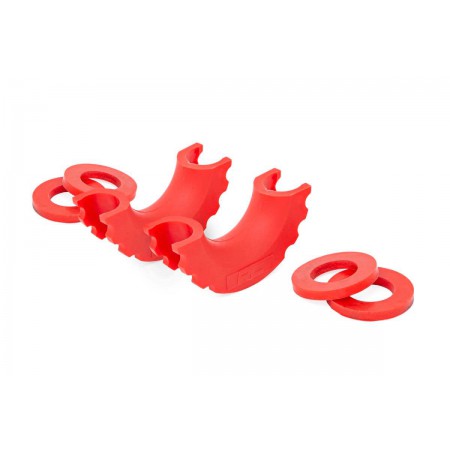 D-Ring Isolators [Red | Pair]