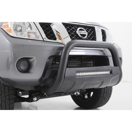 Nissan 05-19 Frontier Bull Bar w/LED Light Bar (Black)