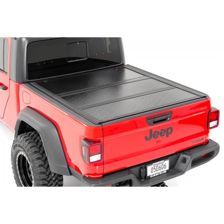 Jeep Low Profile Hard Tri-Fold Tonneau Cover (2020 Gladiator | 5' Bed) Jeep Low Profile Hard Tri-Fold Tonneau Cover (2020 Gladiator | 5' Bed)