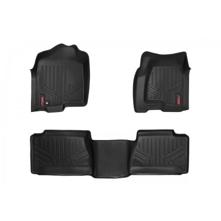 Heavy Duty Floor Mats [Front/Rear] - (99-06 Chevy Silverado / GMC Sierra Ext. Cab)