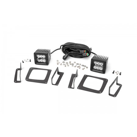 GMC 2-inch Cree LED Fog Light Kit (Black Series | 14-15 Sierra 1500)