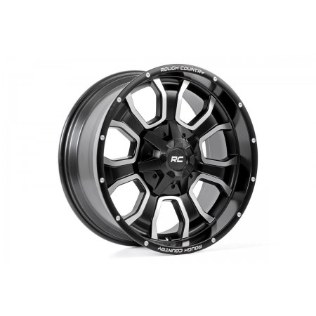 Rough Country One-Piece Series 93 Wheel, 20x10 (5x5 / 5x4.5)