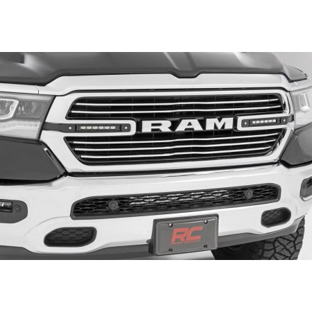 Dodge Dual 6in LED Grille Kit | Black Series (19-20 RAM 1500)