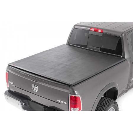 Dodge Soft Tri-Fold Bed Cover (09-18 Ram 1500 / 09-20 Ram 2500/3500 - 6' 4" Bed)