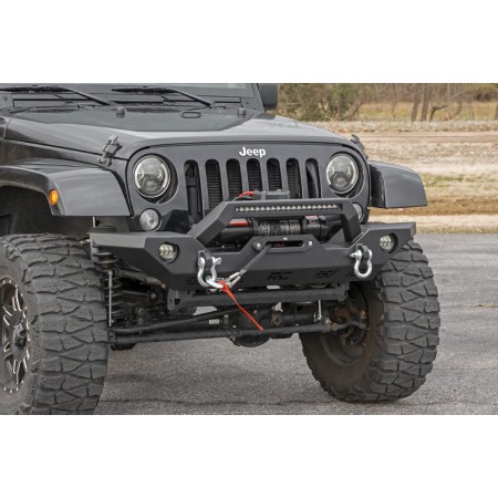 Jeep Full Width Front LED Winch Bumper (JK, JL, Gladiator JT)