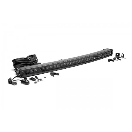 30-inch Curved Cree LED Light Bar - (Single Row | Black Series)