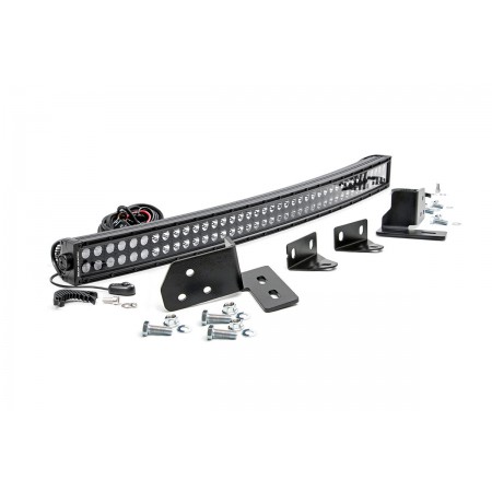 Ford 40-inch Curved LED Light Bar Bumper Kit | Black Series (11-16 F-250 Super Duty)