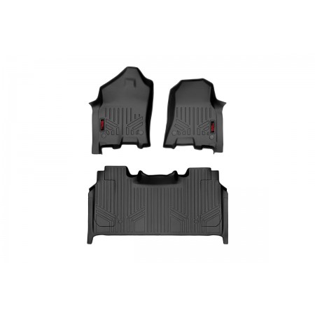 Heavy Duty Floor Mats [Front/Rear] - (19-20 Ram 1500 | Crew Cab | Full Console w/ Rear Under Seat Storage))