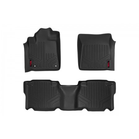 Heavy Duty Floor Mats [Front/Rear | Crew Max Cab] - (12-13 Toyota Tundra)