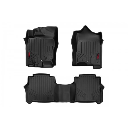 Heavy Duty Floor Mats [Front/Rear] - (16-20 Nissan Titan, Titan XD | Crew Cab)