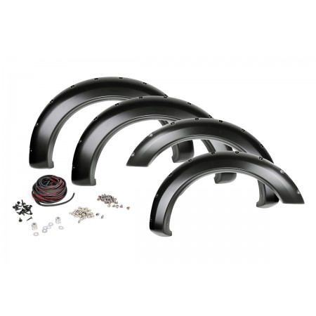 Nissan Pocket Fender Flares | Rivets | Unpainted (16-20 Titan XD)