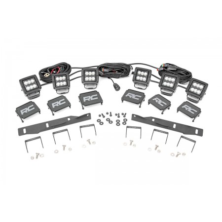 Ford Triple LED Fog Light Kit | Black Series (17-19 F-150 Raptor)