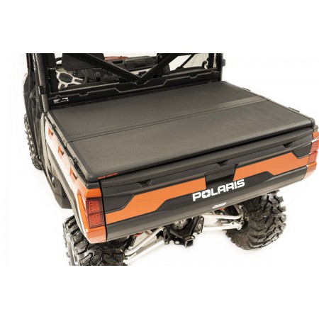 Polaris Hard Folding Bed Cover w/Tailgate Lock (18-20 Ranger 1000XP)