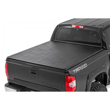 Toyota Soft Tri-Fold Bed Cover (14-19 Tundra - 6' 5" Bed w/o Cargo Mgmt)