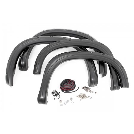 Chevy 1500 Pocket Fender Flares w/Rivets (19-20 Silverado 1500)