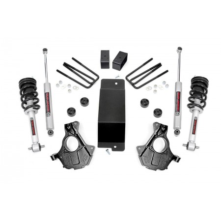 3.5in GM Suspension Lift | Knuckle Kit w/ Struts (14-18 1500 PU 4wd | Aluminum & Stamped Steel)