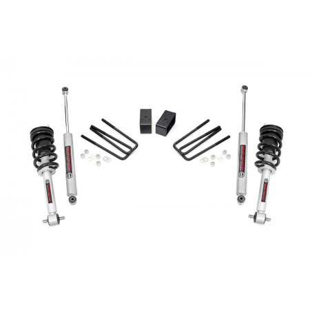 3.5in GM Suspension Lift Kit | N3 Struts and Shocks (07-13 1500 PU 2wd | Cast Steel)