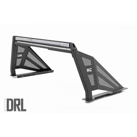 Ford Sport Bar w/ 50" LED Light Bar | Chrome Series w/ Cool White DRL (11-16 Super Duty)