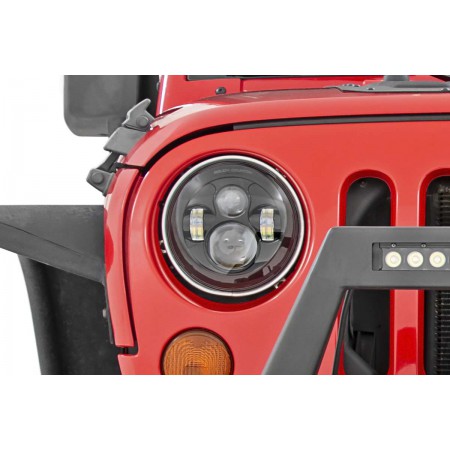 Jeep 7in LED Projection Headlights (Wrangler TJ, JK)