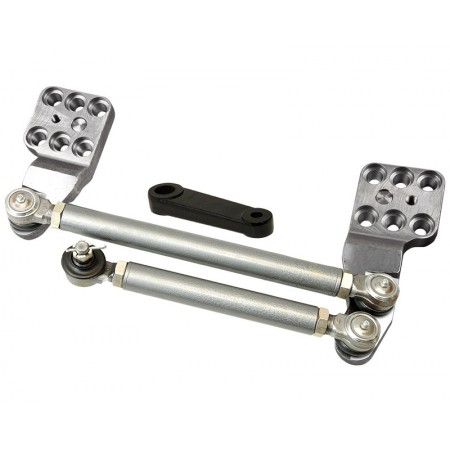 High Steer Kit 6 Stud with Flat Pitman Arm, +5 Axle, RHD