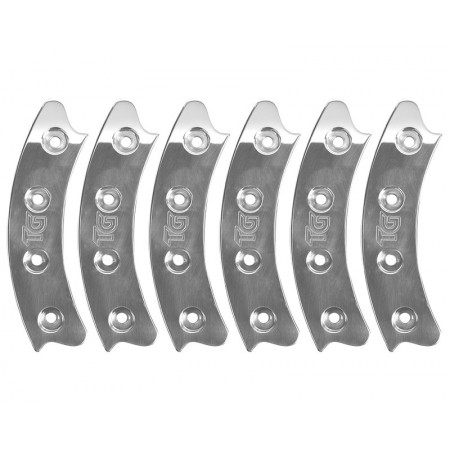 Beadlock Ring, Segmented 17", Polished (Set of 6)