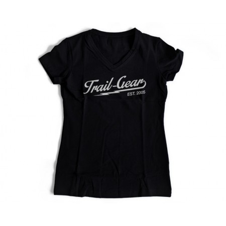 T-SHIRT,LIGHTNING,BLACK,WOMENS LARGE