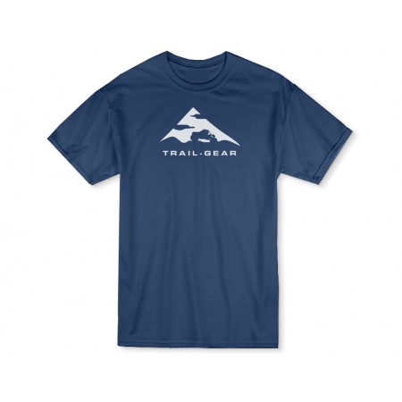 T-SHIRT,MOUNTAIN,INDIGO,MENS LARGE
