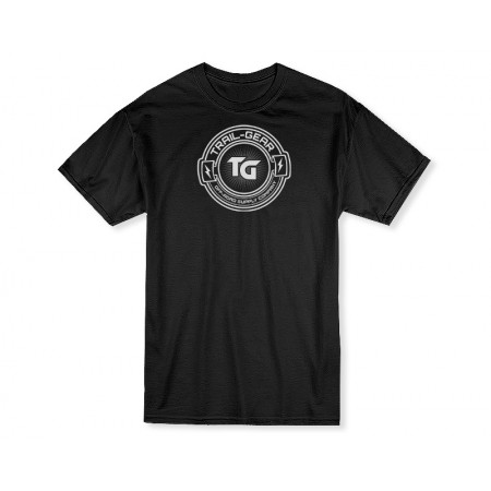 T-SHIRT,BURST CIRCLE,BLACK,MENS TALL XX-LARGE