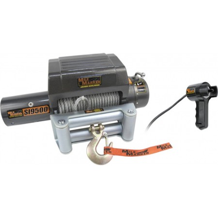 Лебедка Mile Marker 24V 9500 lb Winch, 100' 3/8" Cable, Incl Roller Fairlead, Integrated Solenoids