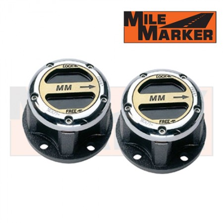 Муфты свободного хода (хабы)   Mile Marker Supreme Locking Hub Set 82-86 Jeep CJ (5 Bolt External, 27 Spline)