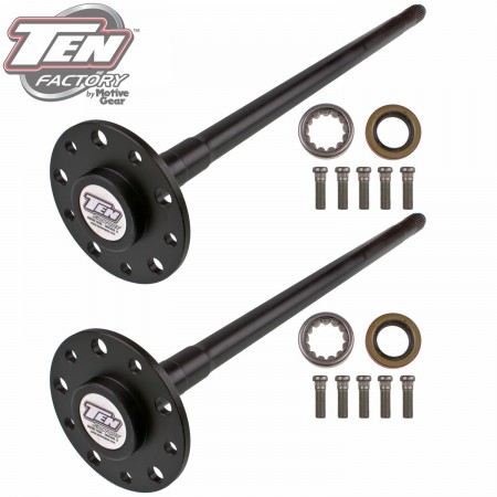 8.5" (10 Bolt) Performance Complete Rear Axle Kit; Axle Length 30.12"; 28 Spline; Dual Bolt Circle; Incl. Left and Right Axle, Bearings, Seals and Wheel Studs
