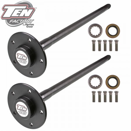 7.5"/7.625" (10 Bolt) Performance Complete Rear Axle Kit; Axle Length 30.31"; 28 Spline; Incl. Left and Right Axle, Bearings, Seals and Wheel Studs 7.5"/7.625" (10 Bolt) Performance Complete Rear Axle Kit; Axle Length 30.31"; 28 Spline; Incl. Left and Right Axle, Bearings, Seals and Wheel Studs