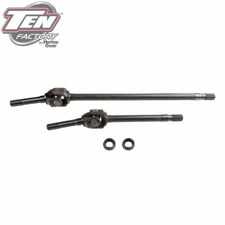 Dana 30 Performance Complete Front Axle Kit; Axle Length 28.69"/15.82"; 30 Spline; Big Spline; Uses 5-760X U-Joint; Incl. Left, Right, Outer Axles, Bearings, Seals and Studs; 4340 Chromoly