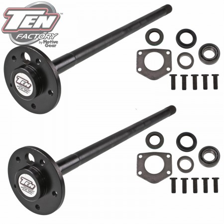 Dana 35 Performance Complete Rear Axle Kit; Axle Length 30.35"/28.85"; 30 Spline; Incl. Left and Right Axles, Bearings, Seals and Studs; 4340 Chromoly; Non C-Clip