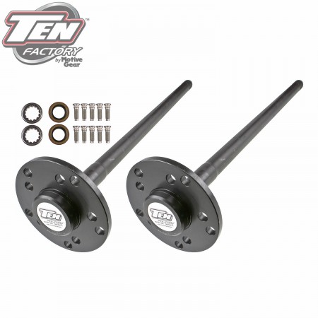 Dana 35 Performance Complete Rear Axle Kit; 5 Lug;Axle Length 30.54"/29.04"; 28 Spline; Big Spline; Incl. Left and Right Axles, Bearings, Seals and Studs; 4340 Chromoly; w/ C-Clip