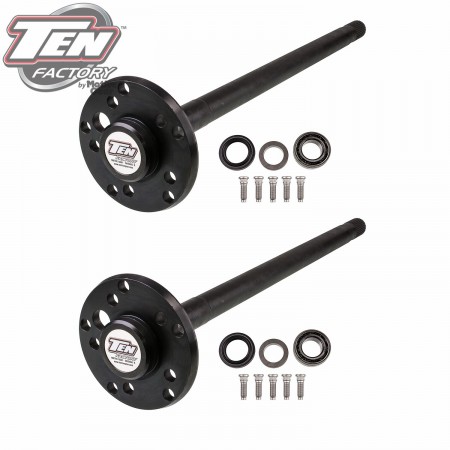 Dana 44 Performance Complete Rear Axle Kit; Axle Length 29.75"/29.25"; 33 Spline; Big Spline; Incl. Left and Right Axles, Bearings, Seals and Wheel Studs; 4140 Chromoly; Exc. Rubicon and Unlimited Rubicon