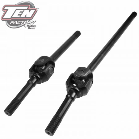 Dana 30 Performance Complete Front Axle Kit; Axle Length 27.02"/14.14"; 27 Spline; Incl. Left, Right, Outer Axles, Bearings, Seals and Studs; 4340 Chromoly