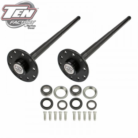 Dana 44 Performance Complete Rear Axle Kit; Axle Length 32.5"; 32 Spline; Incl. Left and Right Axles, Bearings, Seals and Wheel Studs; 4140 Chromoly